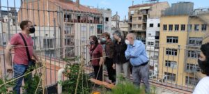 2021 05 30
 visita huerto urbano de los socios