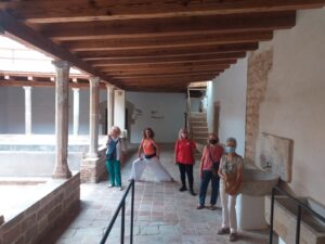 El 7 de julio 2021, visitamos el monasterio de Pedralbes.