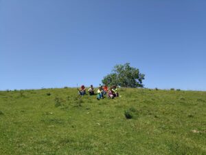 2023 06 25 descanso en una caminata en los Pirineos