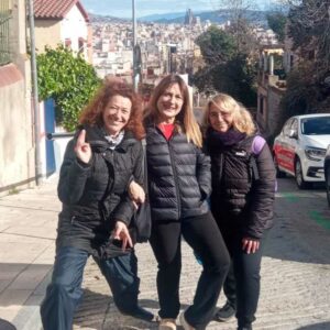 2024 03 11 las tres Bessones en Montjuic