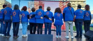 2024 04 07 día de la salud con el emblema "mi salud, mi derecho" con la asociación ACAF de Hospitalet