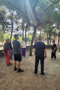 2025 10 14 Reanudación de las clases en el parque de las Planes. Una concentración extrema